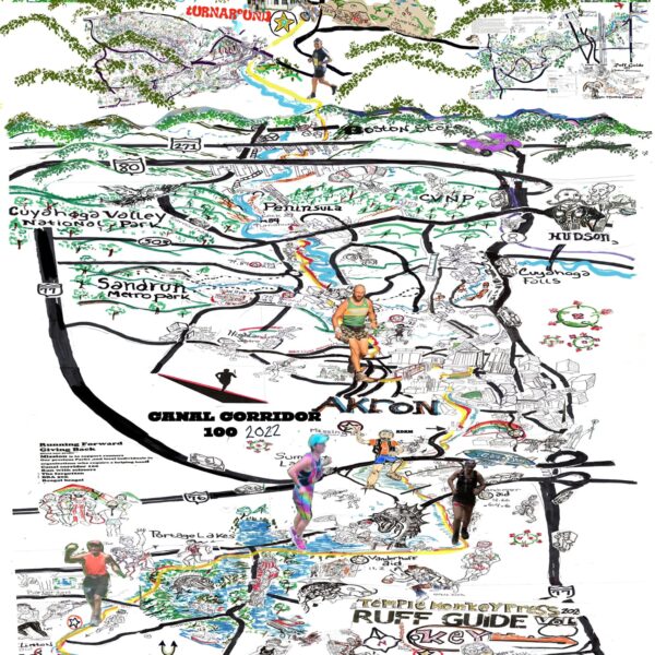 Canal Corridor 100 (Akron, OH) - Ruff Guide Map