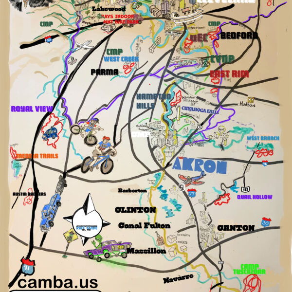 CAMBA NEO MTB Trails - Ruff Guide Map