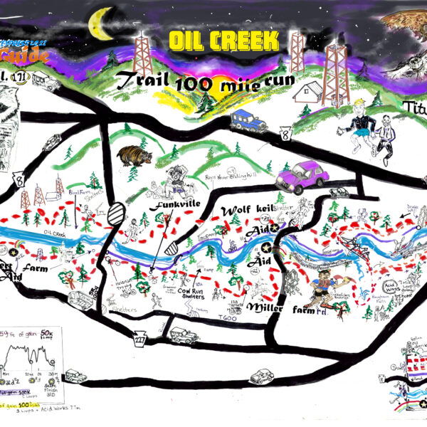 Oil Creek 100 - Ruff Guide Map