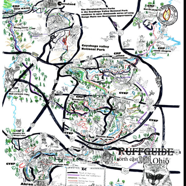 NEO (Northeast Ohio) - Ruff Guide Map