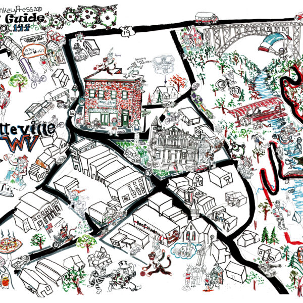 Fayetteville, WV - Ruff Guide Map