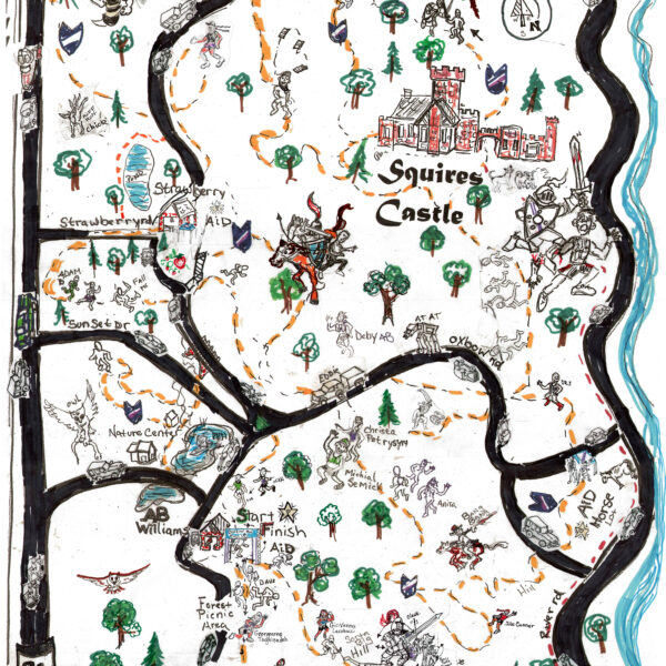Conquer the Castle (North Chagrin, OH) - Ruff Guide Map