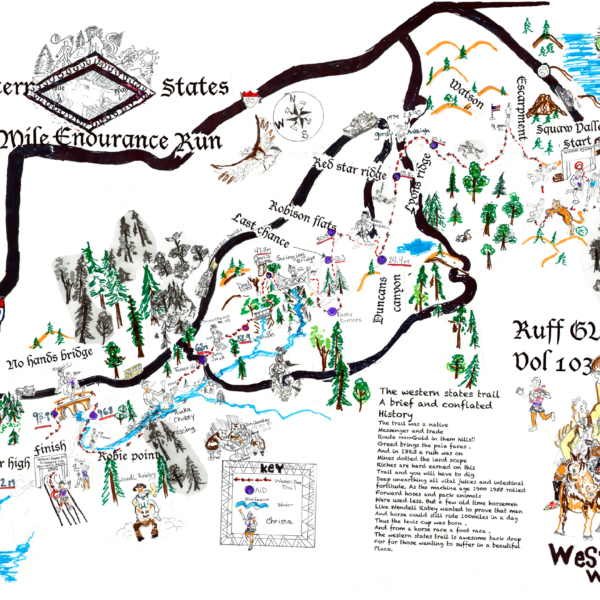 Western States 100 - Ruff Guide Map