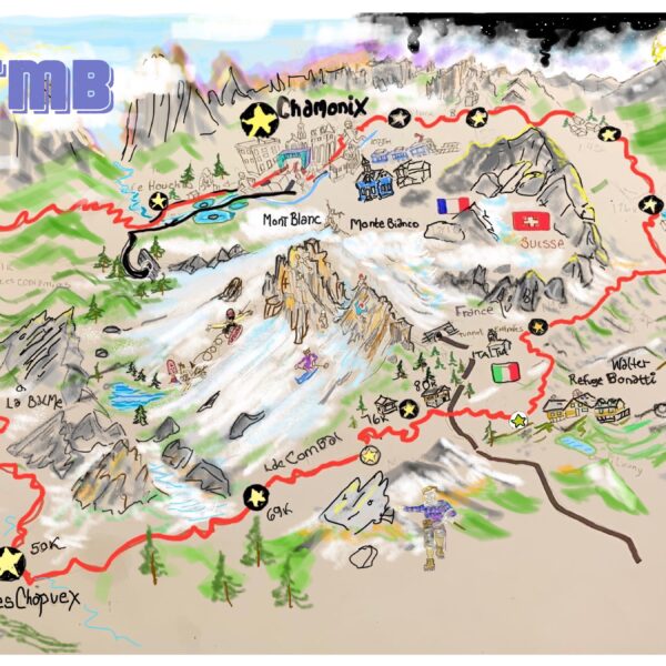 UTMB 100 - Ruff Guide Map