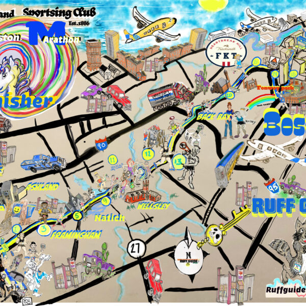Boston Marathon - Ruff Guide Map